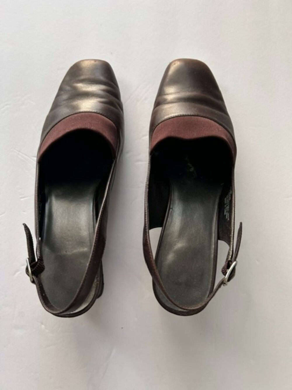 Women's Naturalizer Pinet Brown Leather Shoes, Size 7.5W